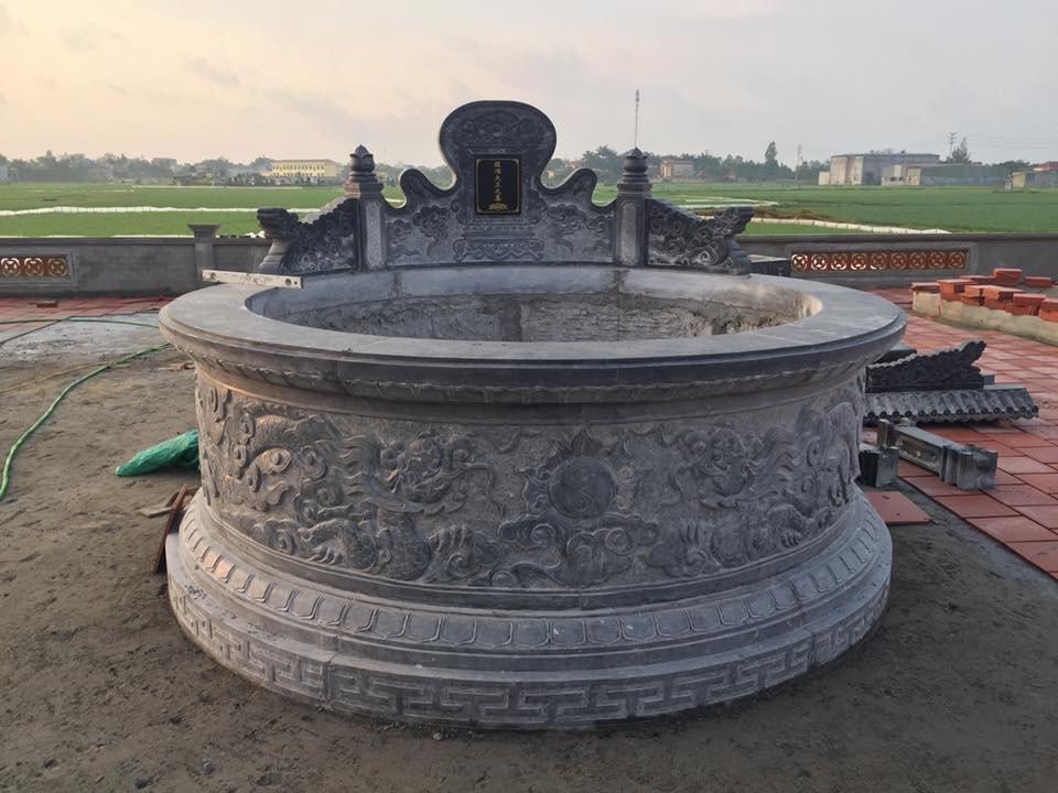 MỘ ĐÁ TRÒN ĐẸP - ĐÁ MỸ NGHỆ NINH BÌNH 35