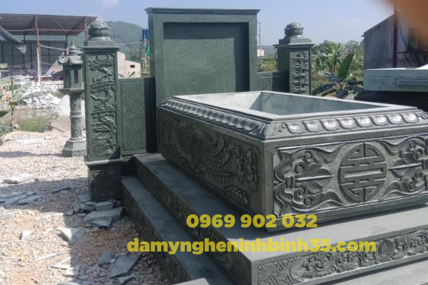 MỘ ĐÁ TAM CẤP GIÁ RẺ ĐẸP NHẤT - ĐÁ MỸ NGHỆ NINH BÌNH 35