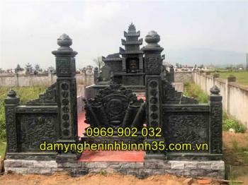Lăng mộ đá xanh rêu đẹp tự nhiên, vĩnh cửu với thời gian