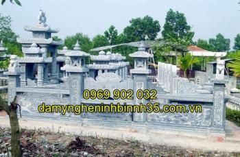 55+ Mẫu hàng rào đá lăng mộ đẹp, hoa văn tinh xảo bậc nhất hiện nay