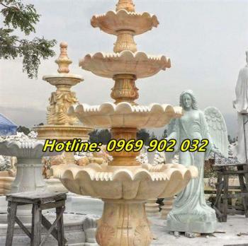Đài phun nước bằng đá - Làm đẹp cảnh quan của mọi công trình