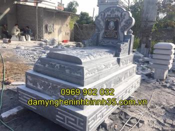25 Mẫu mộ đá đẹp tại Hải Dương đẹp tinh xảo - Báo giá thi công mộ đá