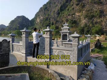Nhận thi công khu nhà mộ đá tại Hải Dương - Đẹp - Giá rẻ - Nhanh chóng
