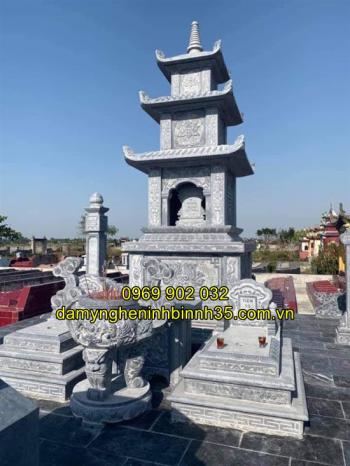 TOP 10 Mẫu mộ tháp đá đẹp tại Hải Dương nhất định bạn phải xem qua