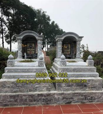 Cách để nhận báo giá các mẫu mộ đôi bằng đá tại Hải Dương nhanh & chuẩn xác