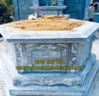 Tham khảo báo giá mẫu mộ lục giác bằng đá tại Hải Dương mới nhất 2021
