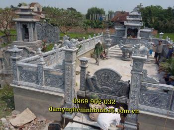 THI CÔNG KHU LĂNG MỘ ĐÁ ĐẸP CHUẨN PHONG THUỶ TẠI NAM ĐỊNH