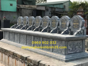 THI CÔNG MỘ TAM CẤP ĐÁ XANH TẠI HẢI DƯƠNG