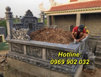 Mẫu mộ tam sơn đá cao cấp bán tại Hòa Bình