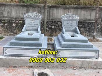 Mẫu mộ đá tam cấp đẹp giá rẻ bán tại Bắc Giang