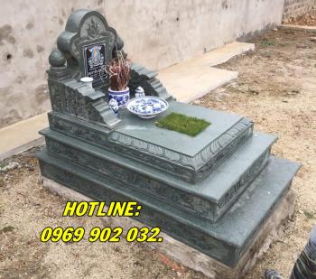 Mẫu mộ tam cấp bằng đá đẹp bán tại Hà Nam