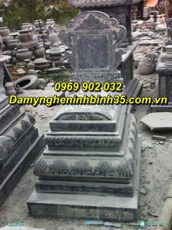 Mẫu mộ tam cấp bằng đá đẹp bán tại Hà Giang