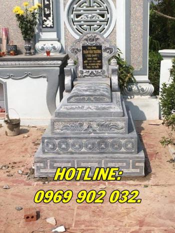 Mẫu mộ tam cấp bằng đá đẹp bán tại Lạng Sơn