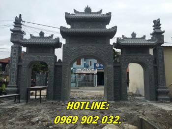 Những mẫu cổng đá Tam Quan đẹp bán tại Bắc Ninh