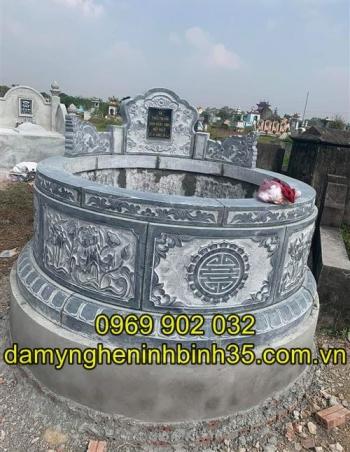 Mộ tròn đá - Top 30 mẫu mộ tròn bằng đá mới nhất năm 2021