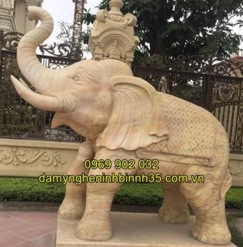 Tượng voi đá đẹp miễn chê, ẩn giấu ý nghĩa sâu sắc hơn bao giờ hết