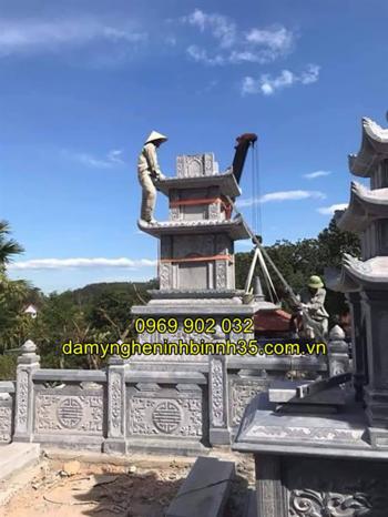 Mộ đá hình tháp - Công trình tâm linh mang nhiều ý nghĩa cao đẹp