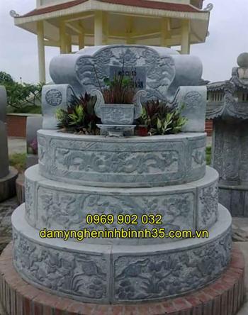 Hé lộ 12+ mẫu mộ đá tròn đẹp, đảm bảo chuẩn phong thủy