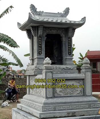 Xem qua 20 mẫu mộ đá một mái thiết kế đẹp, tinh xảo & chuẩn phong thủy
