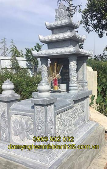 7 Mẫu mộ đá ba mái thẩm mỹ, chuẩn phong thủy mà bạn nên tham khảo