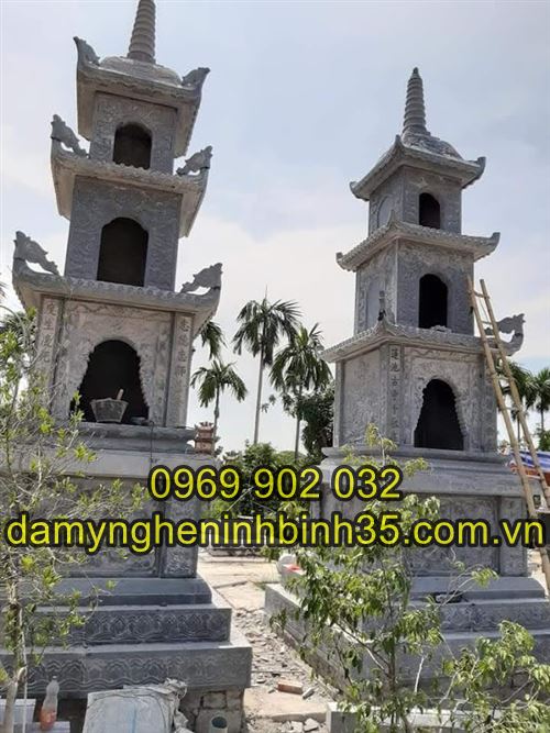 Mộ tháp đá- Mẫu mộ tháp bằng đá đẹp nhất hiện nay 01