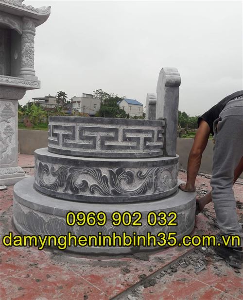Mộ tròn đá - Top 30 mẫu mộ tròn bằng đá mới nhất năm 2021
