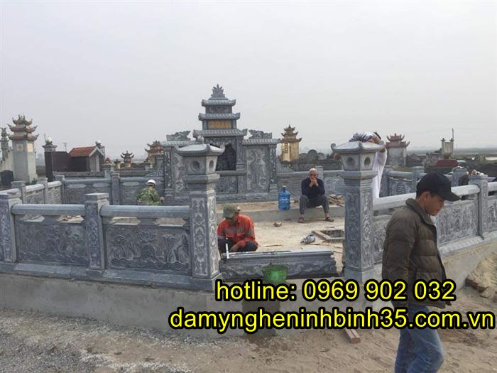lăng mộ đá xanh giá rẻ