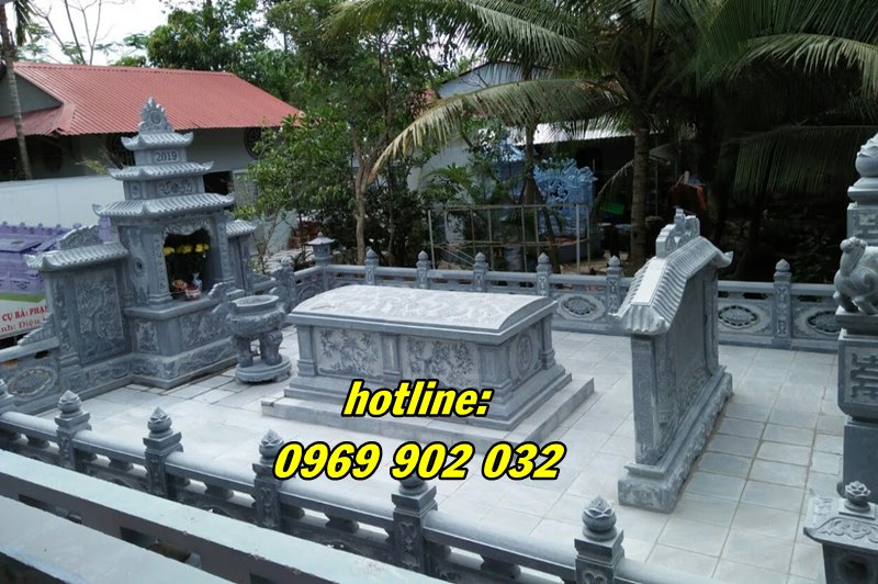 mẫu lăng mộ bằng đá giá rẻ lắp tại quảng ninh