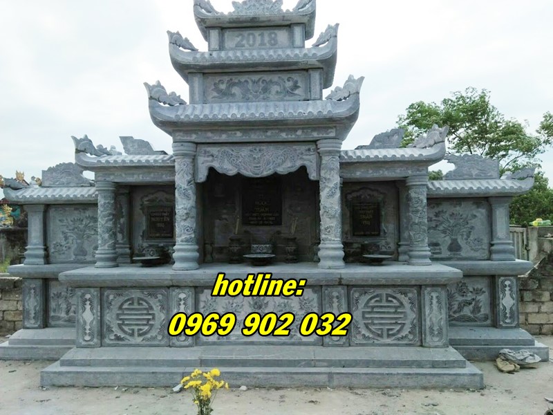 mẫu lăng mộ bằng đá giá rẻ lắp tại quảng ninh