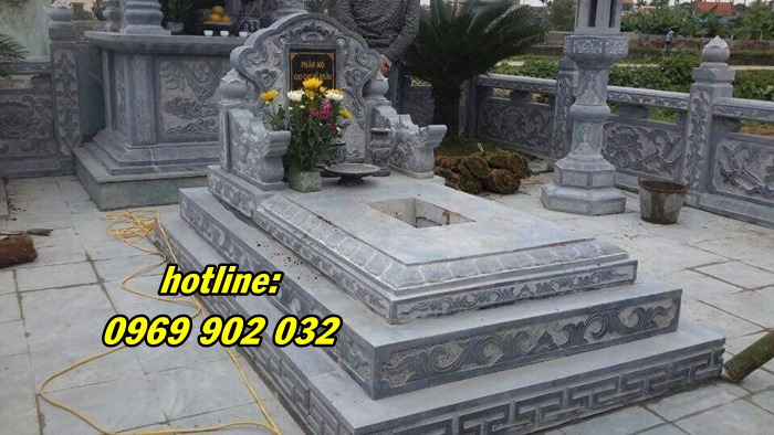 Báo giá mẫu mộ đá tam cấp đẹp giá rẻ bán tại Bắc Giang
