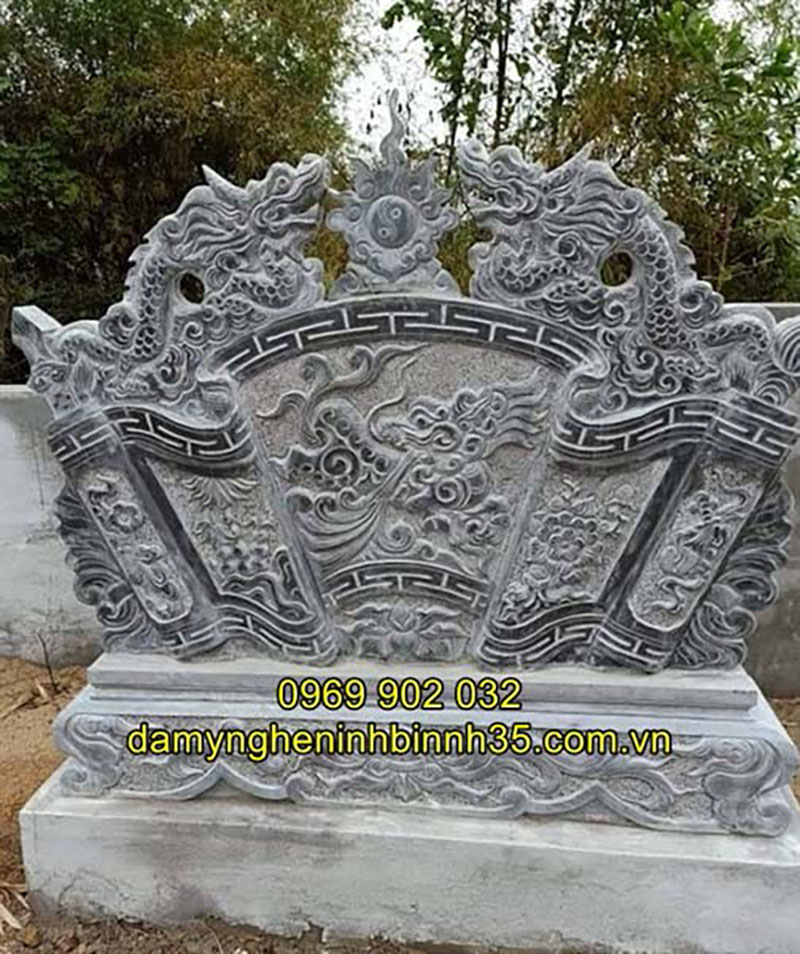 Mẫu bình phong đá