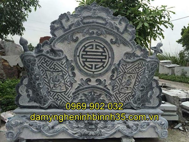 Mẫu bình phong đá
