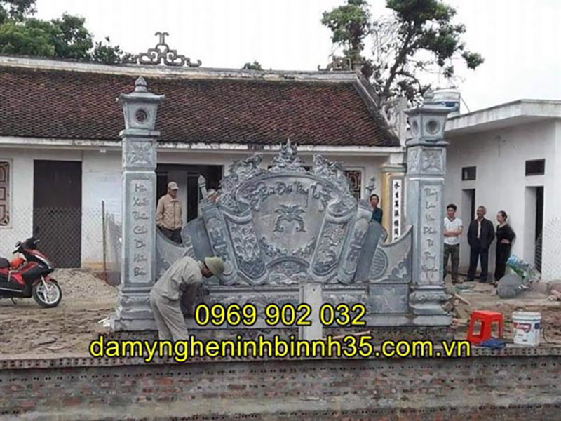 Mẫu cuốn thư đá