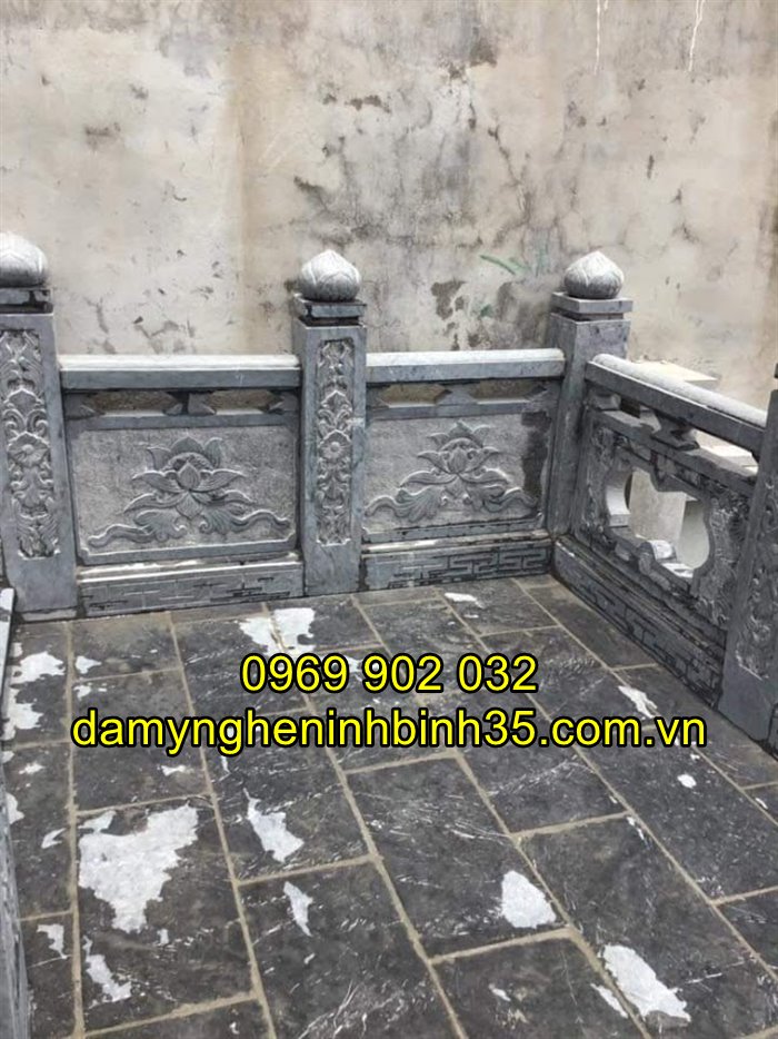 Giá các mẫu lan can đá Ninh Bình mới nhât hiện nay 001 - Mẫu lan can bằng đá đẹp
