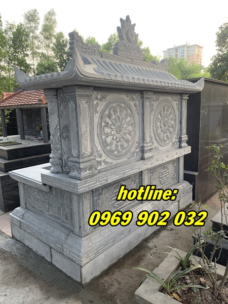 Kích thước mẫu mộ đá đôi đẹp giá rẻ bán tại Hải Phòng