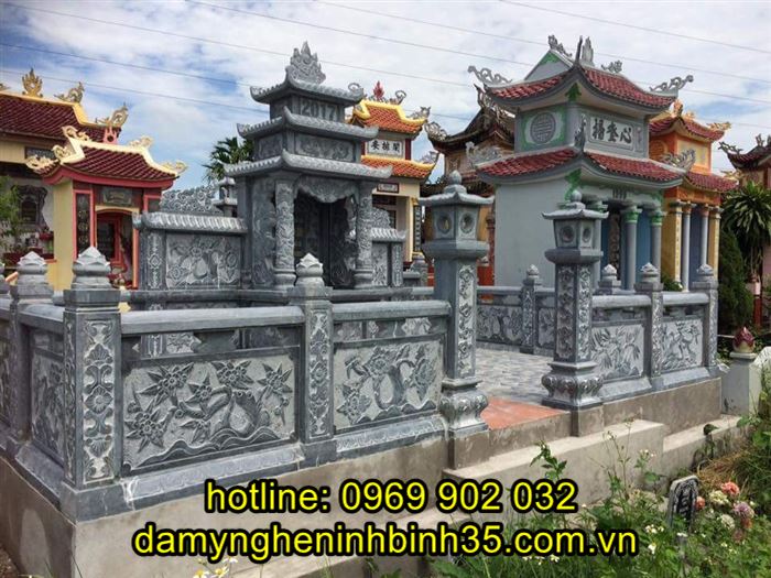 Mẫu lăng mộ đá đẹp mới nhất năm 2021 tại Ninh Bình 02