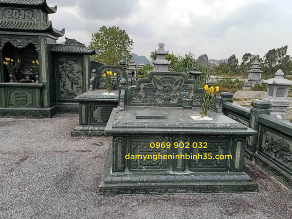 mộ đá xanh giá rẻ