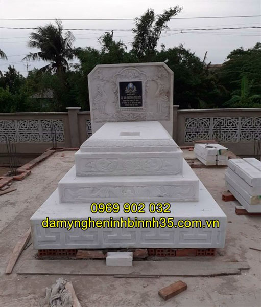 Mộ đá tam cấp giá rẻ