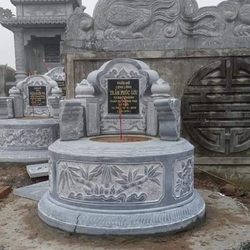mộ đá tròn đẹp