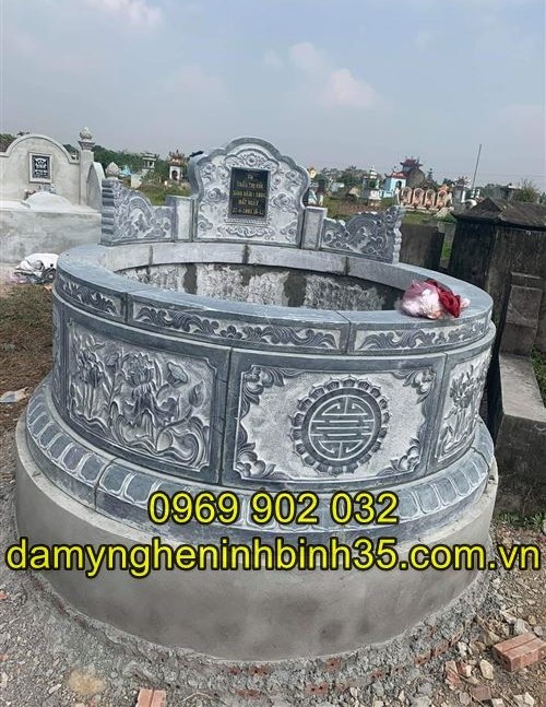Mộ tròn đá - Top 30 mẫu mộ tròn bằng đá mới nhất năm 2021