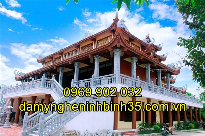 Mẫu lan can đá nhà thờ họ đẹp nhất hiện nay 01