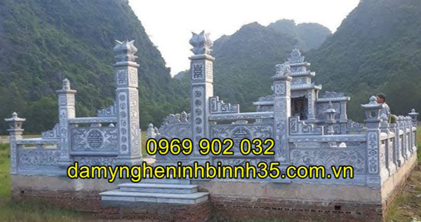 thiết kế lăng mộ đá