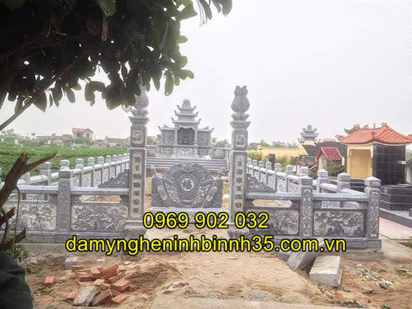 thiết kế lăng mộ đá
