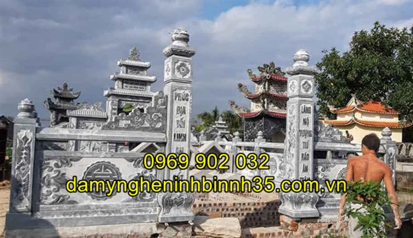thiết kế lăng mộ đá