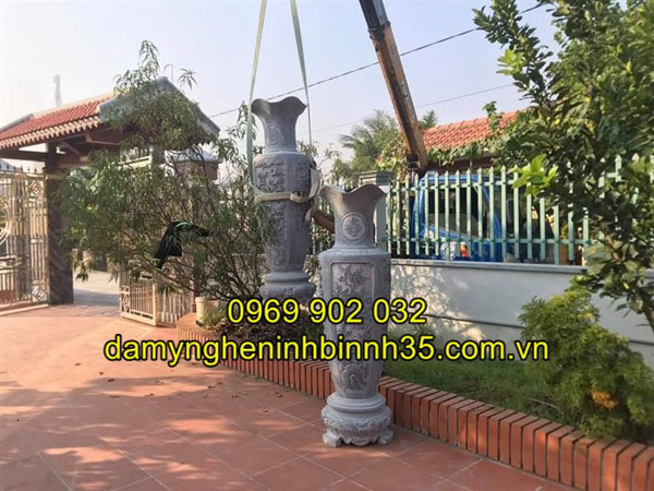 lo hoa để bàn thờ