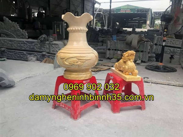 lo hoa để bàn thờ