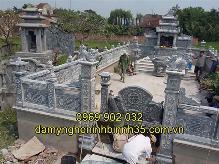 lăng mộ đá xanh giá rẻ