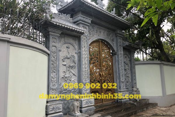 cổng tam quan đá