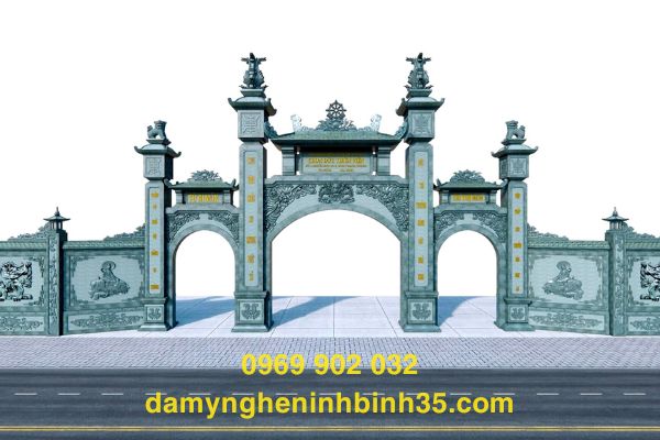 cổng tam quan đá