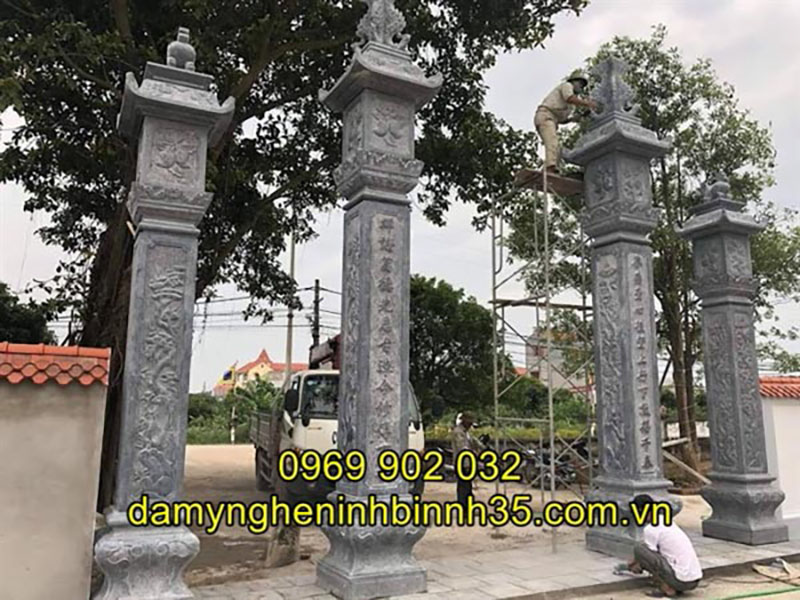 Mẫu cổng đá đẹp